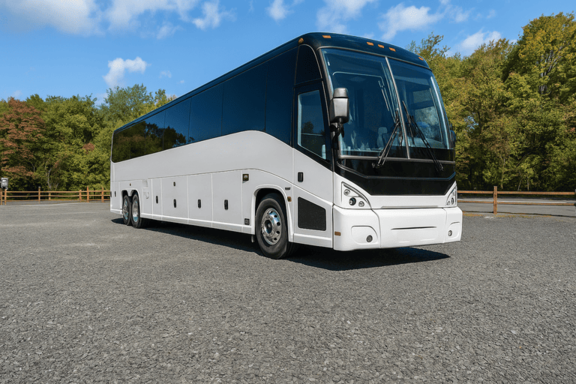 Bus Rental Company Franklin 56 Passenger Charter Bus