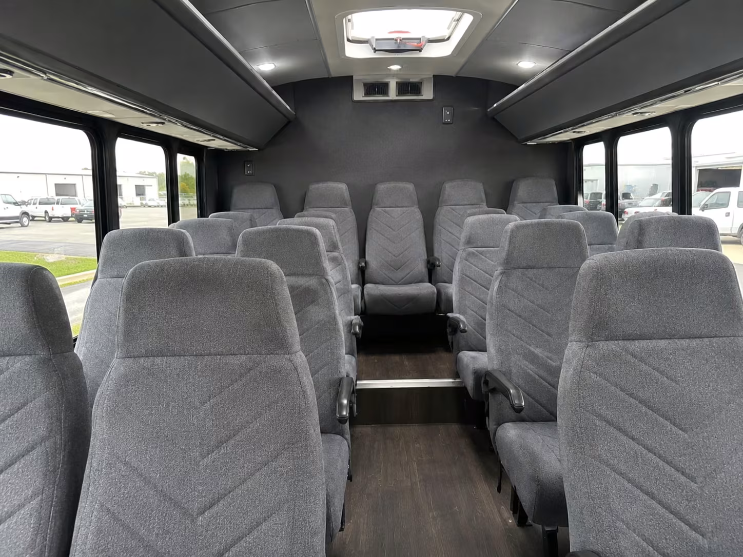 20 passenger minibus inside