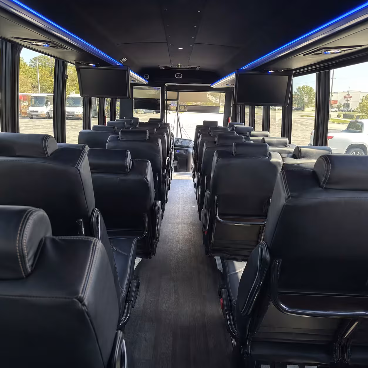 30 passenger minibus inside