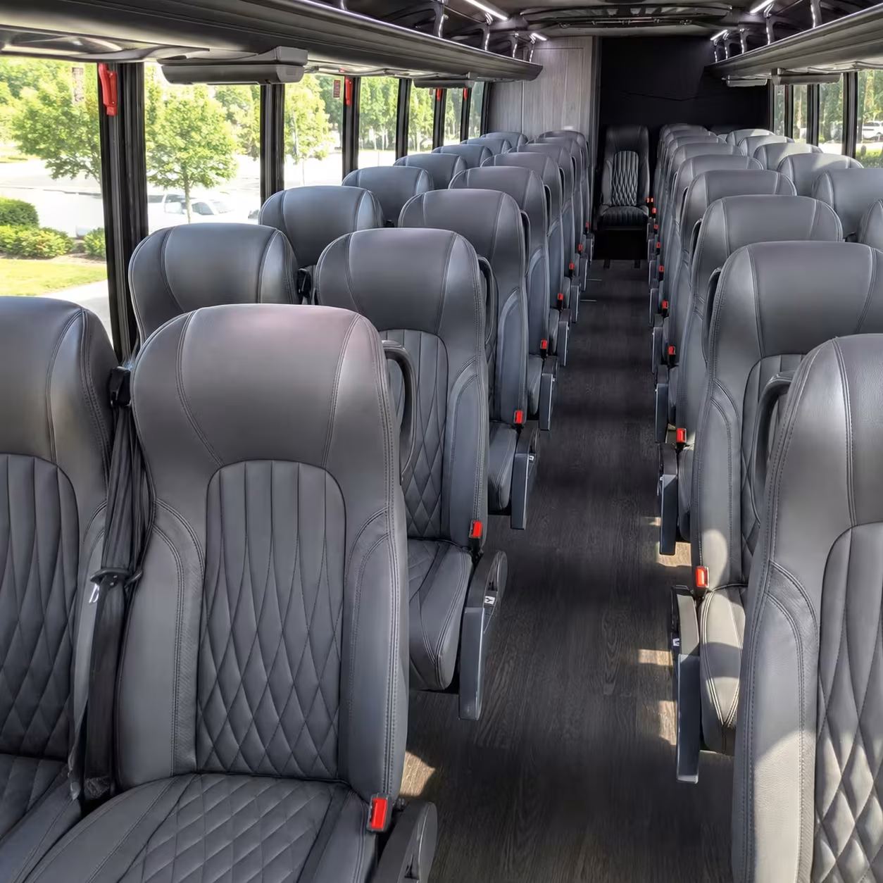 35 passenger minibus interior