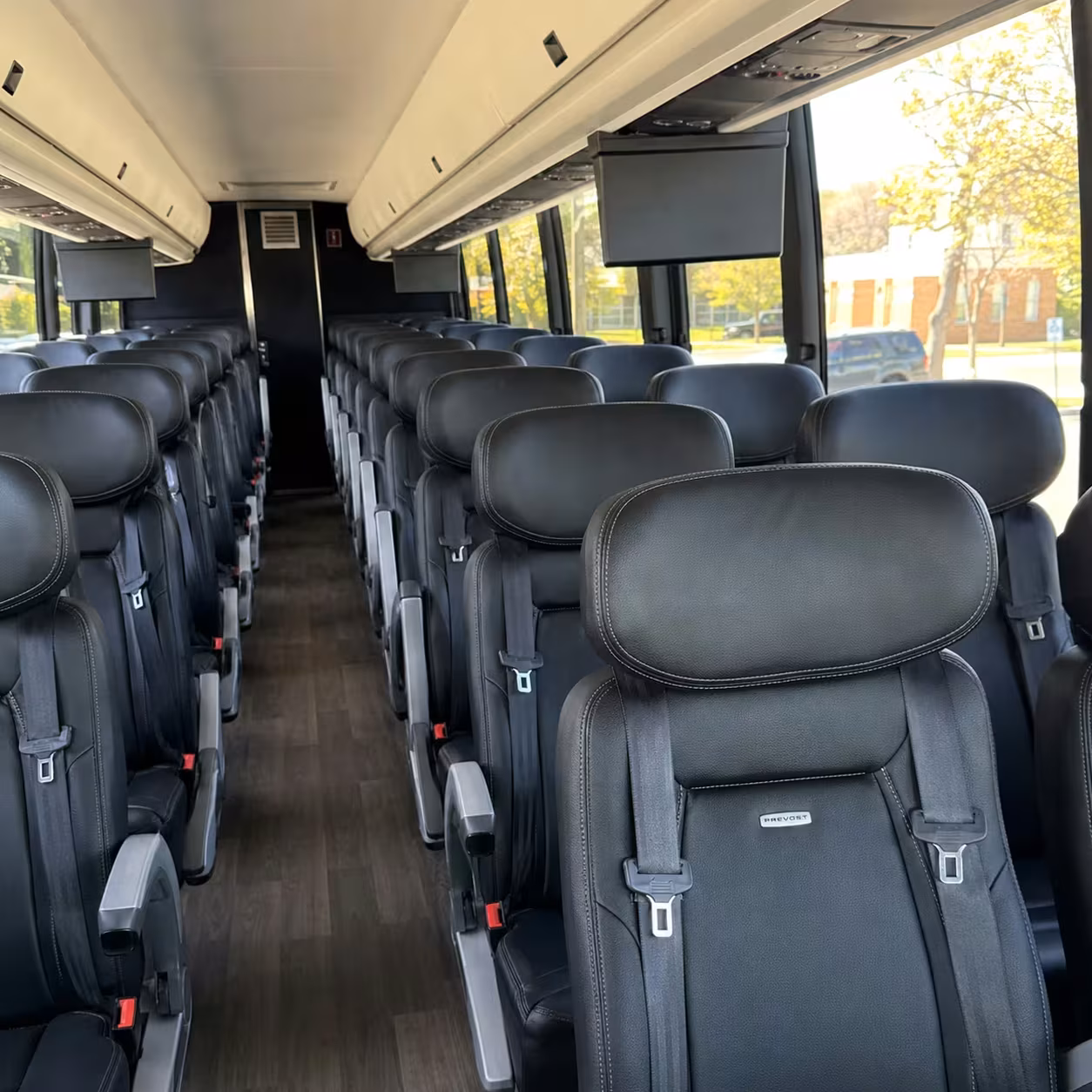 franklin charter bus interior