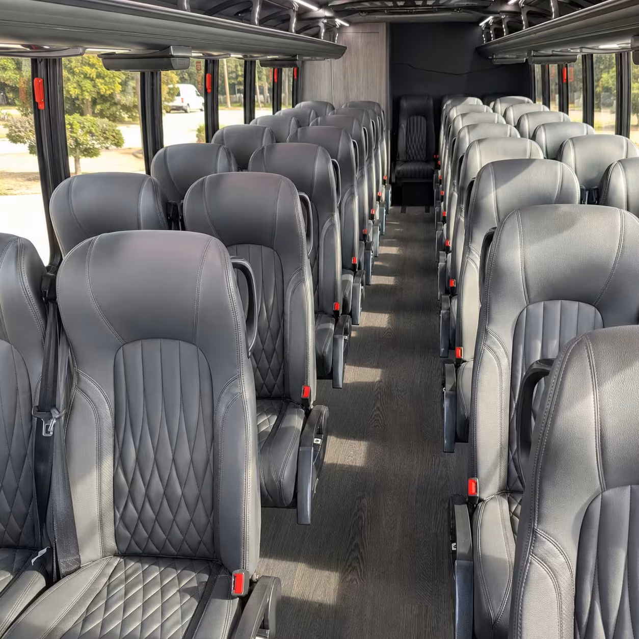 minibus and charter bus rentals for franklin sunday shuttle programs