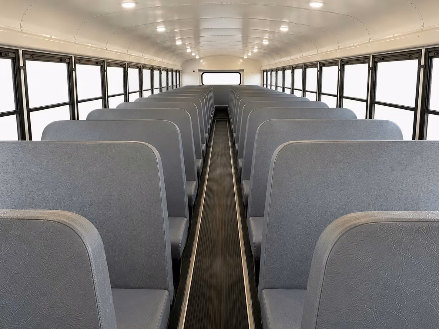 school bus inside