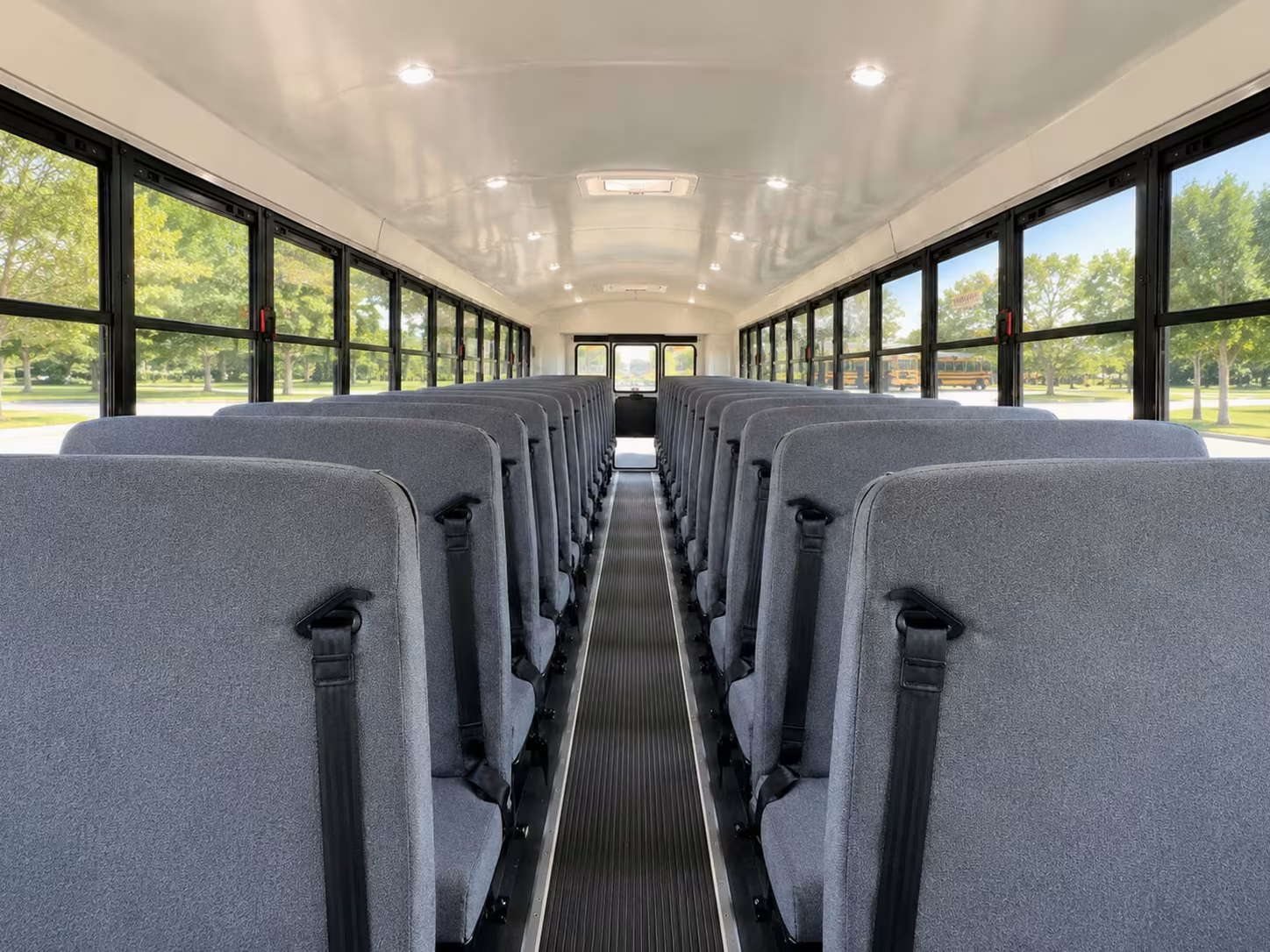 school bus interior