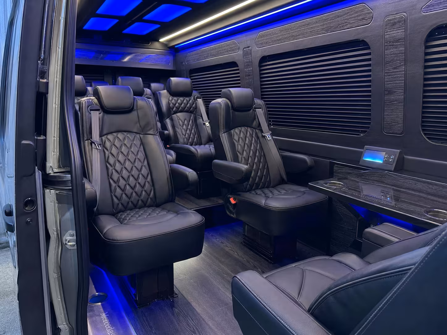 sprinter van transportation for groups and events across franklin